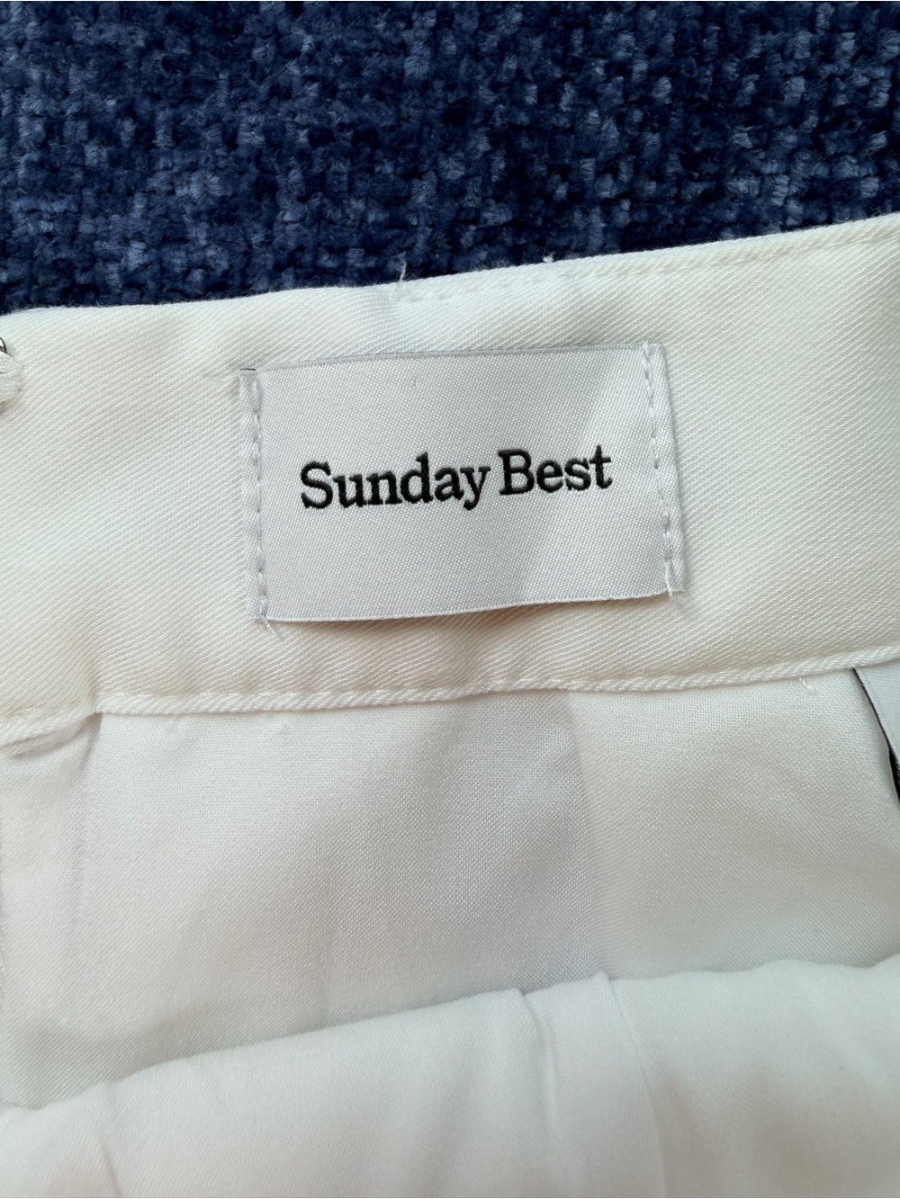 Aritzia Sunday Best White Olympia Pleated Mini Skirt Size 4 - Picture 7 of 9